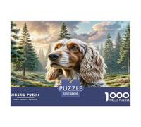 Scottish Deerhound Jigsaw Puzzles 1000 Piece for Adults Challenging Puzzles for The Whole for Women Home Decoration 100% Recvcled Cardboard 38x26cm/1000pcs