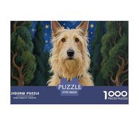 Scottish Deerhound Jigsaw Puzzles for Adults 1000 Educational Games Cute Dog Challenging Puzzles Fun Present & Activity for Home38x26cm/1000pcs