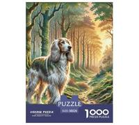 Scottish Deerhound Jigsaw Puzzles for Adults Gifts 1000 Piece Challenging Games Home Decoration Cute Animal Jigsaw Puzzle for Adults And Kids Age 12 And Up 38x26cm/1000pcs