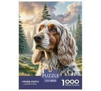 Scottish Deerhound Jigsaw Puzzles Great Gift for Adults 1000 Piece Educational Games Home Decoration Cute Animal Jigsaw Puzzle for Women Men Adult 38x26cm/1000pcs