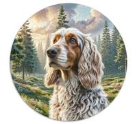 Scottish Deerhound Jigsaw Puzzles Great Gift for Adults 1000 Pieces Fun Challenging Home Decors Cute Animal Jigsaw Puzzle for Women Men Adult 1000pcs (67.5x67.5cm)