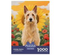 Scottish Deerhound Puzzles 1000 Pieces for Adults Educational Games Cute Dog Challenging Puzzles Gifts for Men70x50cm/1000pcs