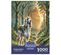 Scottish Deerhound1000Piece JigsawPuzzle KidsforAdult Challenging LargePiecePuzzles Age12+byth Challenging The Impossible Difficult Game Uncover The Puzzle 70x50cm/1000pcs