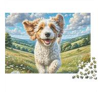 Scottish DeerhoundJigsaw Puzzle AnimalEco Friendly Paper Adults Decompression Brain Training Home Decor Xmas Gift 1000 Pieces 52x38cm/1000pcs
