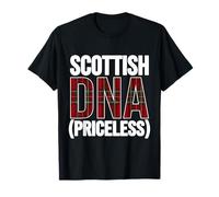 Scottish DNA Priceless Funny Tartan Plaid Heritage Roots T-Shirt