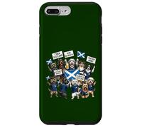 Scottish Dogs Football Fans Celebrate Scotland Flag Case for iPhone 7 Plus/8 Plus