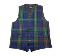 SCOTTISH ESSENCE Gents Gunn Modern Tartan Waistcoat Small to 5XL