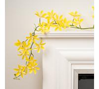 Scottish Everlastings Ltd 115cm Magnolia Star Flower Garland Yellow Pack 2 Scottish Everlastings Ltd Yellow