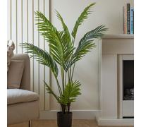 Scottish Everlastings Ltd 125cm Real Touch Pearl Palm Tree in Green Scottish Everlastings Ltd Green