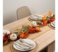 Scottish Everlastings Ltd 150cm Pumpkin Garland Green / Orange Scottish Everlastings Ltd Orange