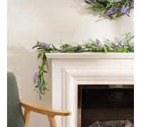 Scottish Everlastings Ltd 150cm Purple Hyacinth, Eucalyptus & Lavender Garland Scottish Everlastings Ltd Purple