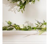 Scottish Everlastings Ltd 150cm White Floral Daisy Garland Scottish Everlastings Ltd White