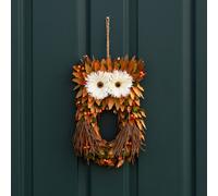 Scottish Everlastings Ltd 32cm Straw/Woodshave Owl in Brown Scottish Everlastings Ltd Brown