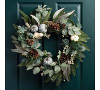 Scottish Everlastings Ltd 65cm Premium Pumpkin Wreath Green Scottish Everlastings Ltd Green