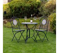 Scottish Everlastings Ltd Blue Mosaic Bistro Set Scottish Everlastings Ltd Blue