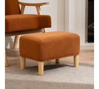 Scottish Everlastings Ltd Caramel Cord Foot Stool in Tan Scottish Everlastings Ltd Tan