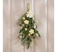 Scottish Everlastings Ltd. Scottish Everlastings 30Cm Artificial Classic White Swag