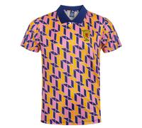 Scottish FA Men's Adults Retro Shirt in Yellow | Size: Medium Scottish FA Yellow M