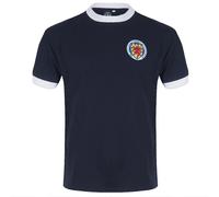 Scottish FA Men's Scotland Adults Retro Shirt in Navy | Size: XL Scottish FA Navy XL