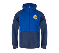 Scottish FA Men's Scotland Adults Shower Jacket Windbreaker in Navy | Size: Medium Scottish FA Navy M