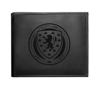 Scottish FA Men's Scotland Embossed Crest Wallet in Jet Black Scottish FA Jet Black One Size