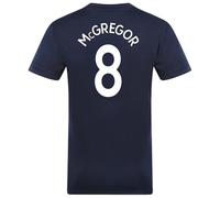 Scottish FA Scotland Mens McGregor 8 Poly T-Shirt Navy Large