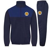 Scottish FA Scotland Official Football Gift Mens Jacket & Pants Tracksuit Set Navy 3XL