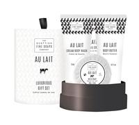 Au Lait Luxurious Essentials Drum contains Tubes 75 ml x 3/ Soap 40 g