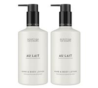 Scottish Fine Soaps DOUBLE Au Lait Hand & Body Lotion 300ml Pump Bottle