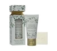 Scottish Fine Soaps Ginger, Clove & Mistletoe Festive Treats 1x50ml &