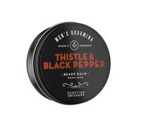 Scottish Fine Soaps Men's Grooming Thistle & Black Pepper Beard Balm 95ml - Conditioning Balm with Shea Butter and Bold Fragrance
