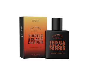 Scottish Fine Soaps Men's Grooming Thistle & Black Pepper Eau de Toilette 100ml - Refined Fragrance with Amber, Musk and Pepper