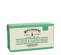 Scottish Fine Soaps Men's Grooming Vetiver & Sandalwood Cleansing Body Bar 220g