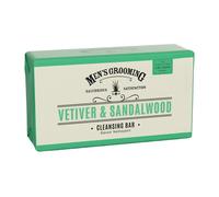 Scottish Fine Soaps Men's Grooming Vetiver & Sandalwood Cleansing Body Bar 220g