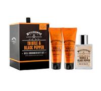 Scottish Fine Soaps Men's Grooming Thistle and Black Pepper Well Groomed Gift Set