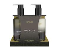 Scottish Fine Soaps Oakmoss Hand Care Set - Hand Wash and Lotion with Panthenol and Oakmoss Extract