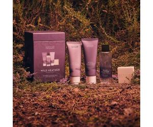 Scottish Fine Soaps Pamper Gift Set Wild Heather Body Wash Cream Soak Vegan