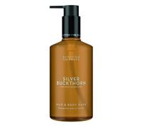 Scottish Fine Soaps Silver Buckthorn Hair & Body Wash 300ml Pump Bottle - Refreshing Shower Gel & Shampoo - With Sea Buckthorn Extract, Ginger, Lemon & Black Pepper - Vegan Friendly