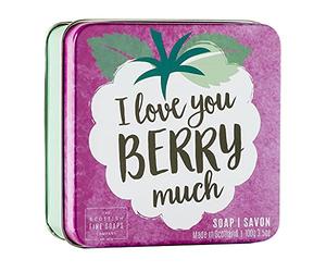 Scottish Fine Soaps Soap In A Tin Fruits - Raspberry 100g