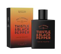 Scottish Fine Soaps Men's Grooming Thistle & Black Pepper Eau de Toilette 100ml - Refined Fragrance with Amber, Musk and Pepper
