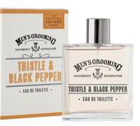 Scottish Fine Soaps - Thistle & Black Pepper Eau de Toilette - Purifying Milk Thistle Extract - Woody, Amber Fragrance - Vegan Friendly - 50ml