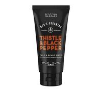 Scottish Fine Soaps Men's Face & Beard Wash Thistle & Black Pepper Clear 150ml