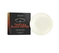Scottish Fine Soaps Thistle & Black Pepper Shave Soap 100g - Refill