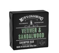 Scottish Fine Soaps Vetiver & Sandalwood Shampoo Bar 100g Wrapped