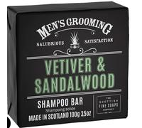 Scottish Fine Soaps Vetiver & Sandalwood Shampoo Bar Wrapped 100g