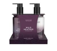 Scottish Fine Soaps Wild Heather Hand Care Set - Hand Wash & Lotion with Heather Extract, Panthenol & Vitamin E