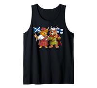 Scottish Finnish Roots Scotland Finland Flag Scottish Tank Top
