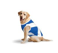Scottish Flag Dog Pure Cotton Tshirts for Medium & Large Dogs,Breathable Stretchy Tank Top Sleeveless Vest Tee Shirt