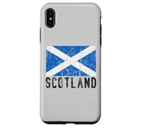Scottish Flag Of Scotland Distressed Men Women Kids Case for iPhone XS Max