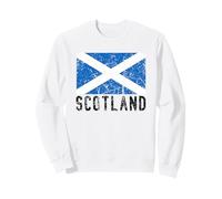 Scottish Flag Of Scotland Distressed Men Women Kids Sweatshirt